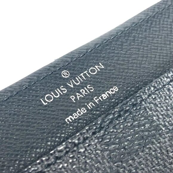 Auth LOUIS VUITTON N63084 Damier Graphite Portefeuille Ron Card holder Card Case - Picture 4 of 9